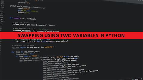 Learn How You Can Swap Values Using Two Variables Only In Python Python