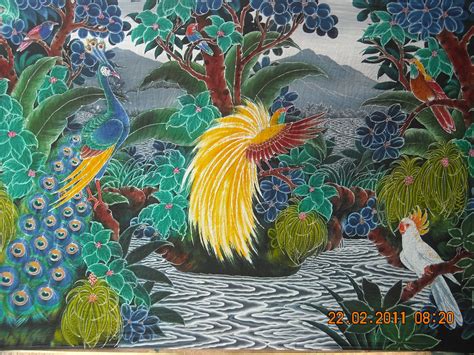 Batik Painting Saint Noveni Lek Iwon Batik Art Gallery