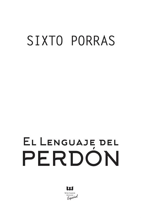 Lenguaje Del Perdón