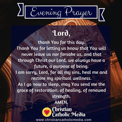 Evening Prayer Catholic Friday 2-7-2020 - Christian Catholic Media