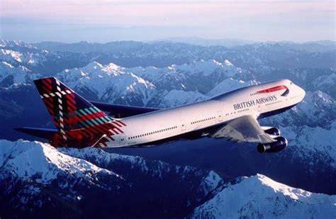 British Airways Boeing 747 436 G Bnli In Scottish Benyhone Tartan