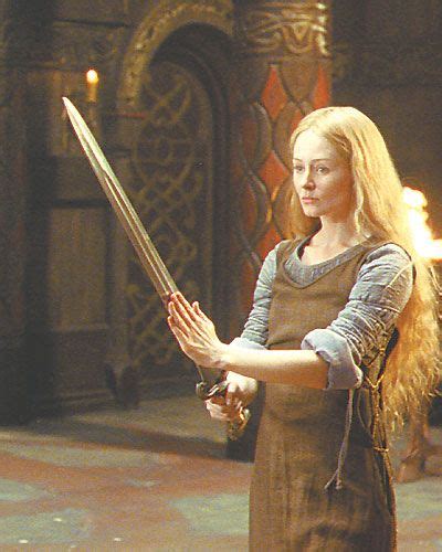 Warrior Princess Eowyn Of Rohan My Favorite Dialogue Aragorn What Do