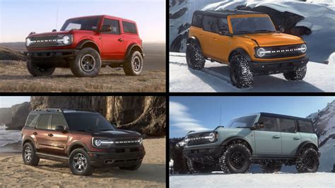 These Are The 2021 Ford Bronco And Bronco Sport Paint Colors
