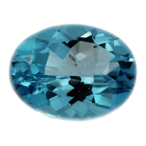 Loose Oval Cut Genuine Natural Blue Topaz Gemstone Semi Precious