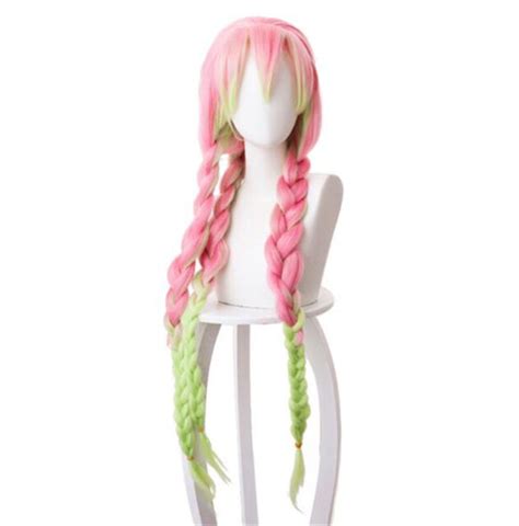 Demon Slayer Kimetsu No Yaiba Kanroji Mitsuri Braided Hair Pink