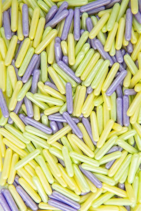 Mardi Gras Sprinkle Rods Mardi Gras Edible Dragees Sprinkles Sugar