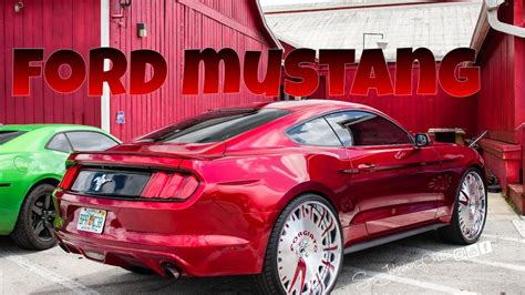 Candy Red Ford Mustang On Forgiato Wheels In Hd Must See Youtube