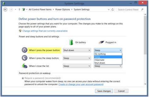 How To Change What The Power Button Does In Windows 11 10 Thewindowsclub