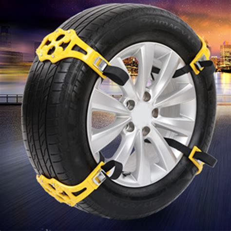 1pcs Snow Tire Chain For Car Truck Suv Anti Skid Emergency