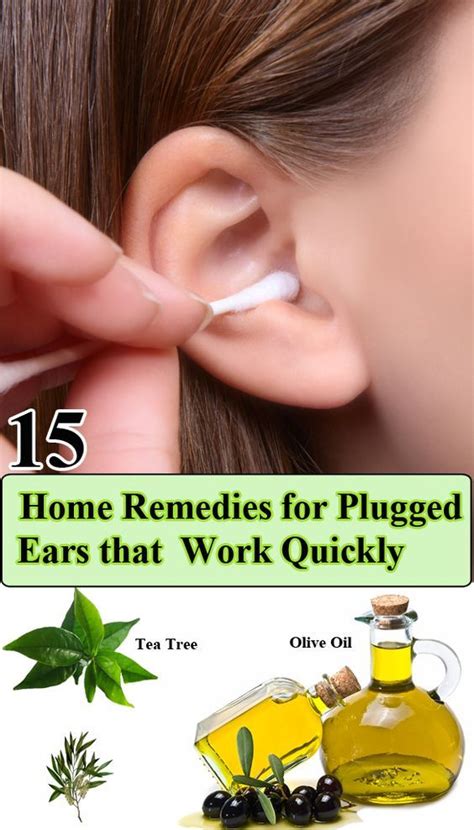 15 Home Remedies For Plugged Ears That Work Quickly Homeremedies