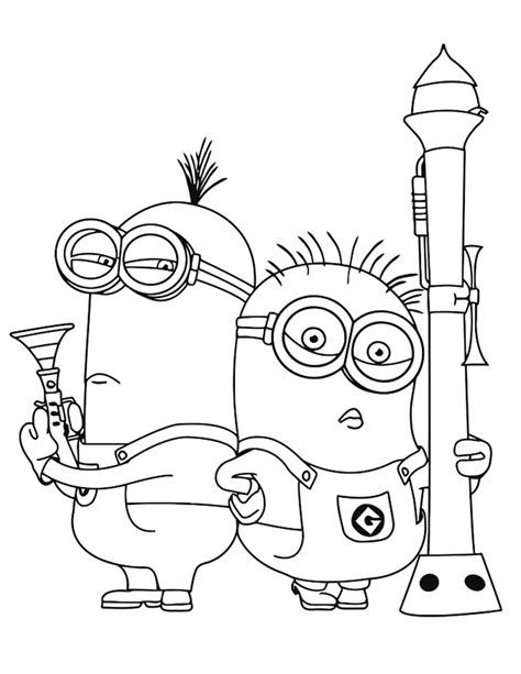 Minions Coloring Pages Printable Coloring Pages Printable Etsy