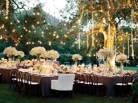 Backyard weddings ideas and decorations to help you chose the right style for your wedding reception in the backyard. Wedding Reception Lighting Basics