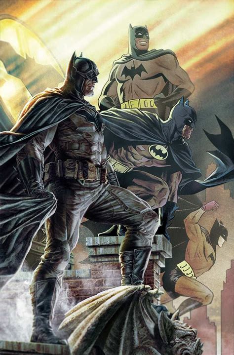 Several Images Of Batman Watching Over Gotham City Comic Book Writer