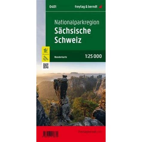 Nationalparkregion SÄchsische Schweiz Wanderkarte 125000