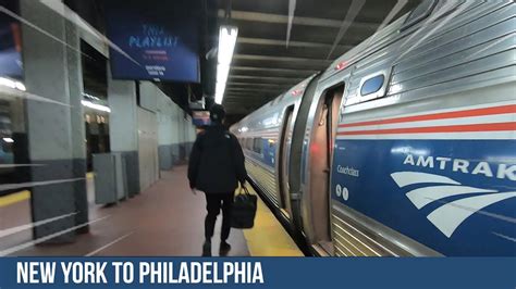 Trip Report From New York To Philadelphia With Amtrak Youtube