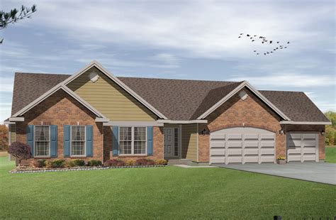 Ranch Living with Three-Car Garage - 2293SL ...
