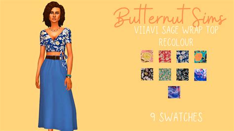 Viiavi Sage Sims 4 Clothing Maxis Match Clothes Sims 4 Tops Images