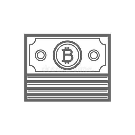 Bitcoin Coin Line Icon Stock Vector Illustration Of Icon 101112485