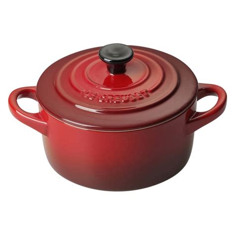 Le creuset cast iron 4.25qt multifunction dutch oven with baker lid on qvc. Le Creuset Stoneware Petite Casserole Dish 0.25L - Cerise ...