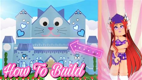 How To Build Meow Ambers Blue Sky Castle In Adopt Me 💙part5💙 Youtube