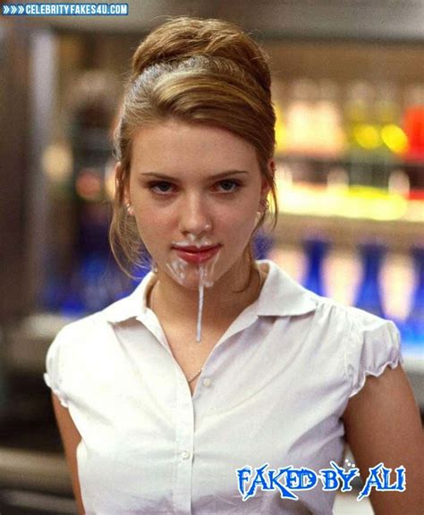 Scarlett Johansson Horny Cumshot Facial Celebrity Fakes U