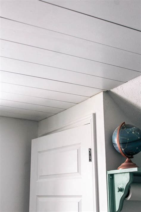 How To Install A Shiplap Ceiling At Home With Ashley