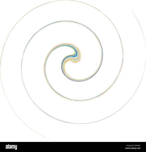Curva Girada Voluta Forma Helix Elemento De Diseño Espiral Espiral Y