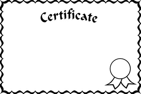 certificate frame clip art  clkercom vector clip art
