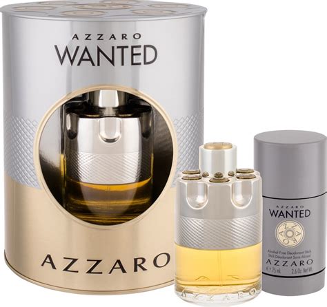 Azzaro Wanted Eau De Toilette 75ml And Deodorant Spray 50ml Skroutzgr