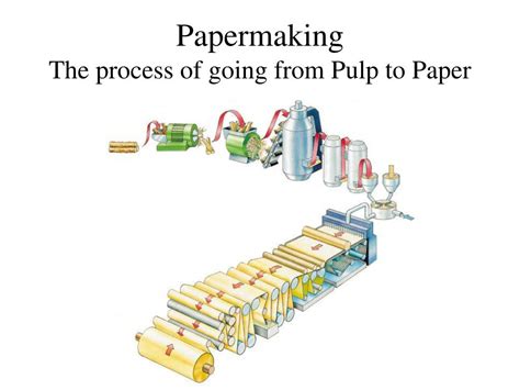 Ppt Papermaking The Process Of Going From Pulp To Paper Powerpoint