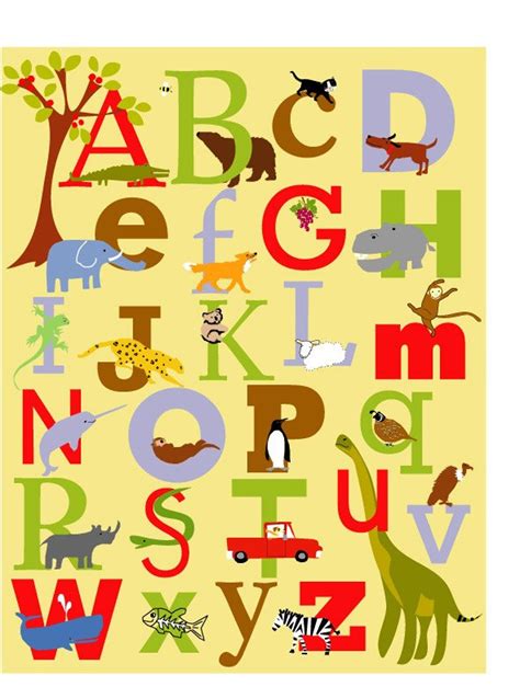 Alphabet Print Letter M Nursery Art Small Print 5 X 7 Inch Etsy