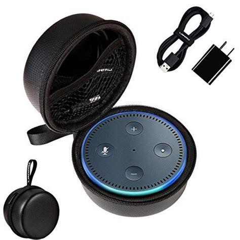 case for echo dot lanmu portable carrying case for echo d echo dot device accessories