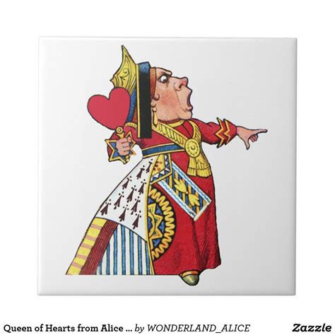 Queen Of Hearts From Alice In Wonderland Tile Wonderland Party Theme