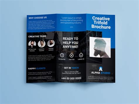 Creative Agency Trifold Brochure On Behance