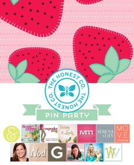 Strawberry Pin Party With Honest Company Wiley Valentine