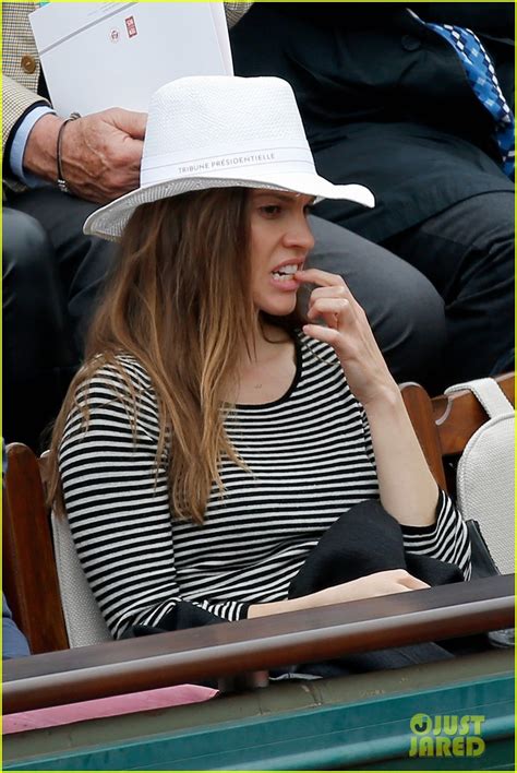 Hilary Swank Goes Without Engagement Ring At French Open Photo 3674285