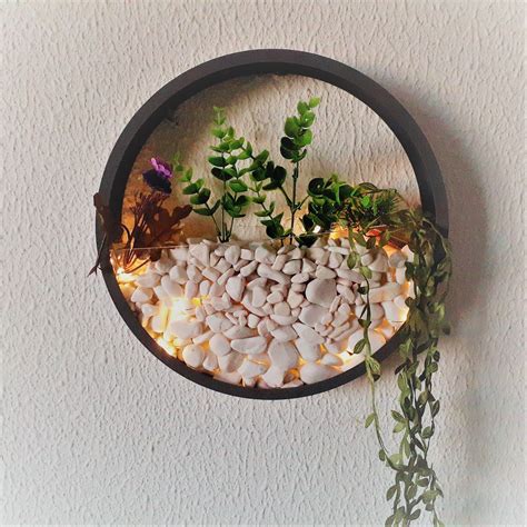 New Fashion Led Light Wall Terrarium Hanging Wall Planters Etsy In