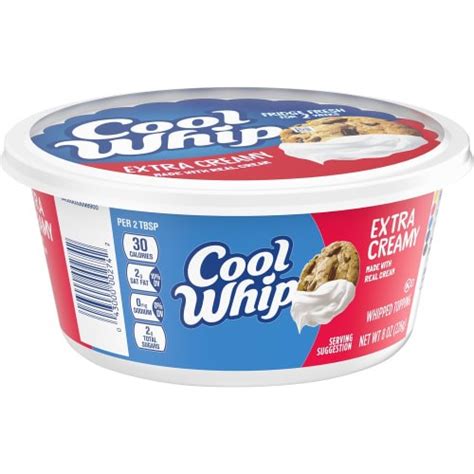 Cool Whip Extra Creamy Whipped Topping Kraft 8 Oz Delivery Cornershop By Uber