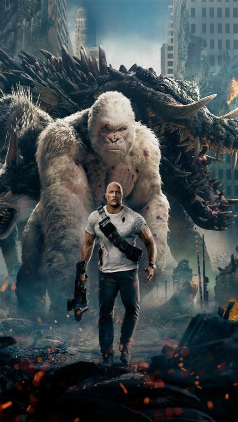 Before you 3 characters to choose from. Rampage Dwayne Johnson - HD wallpaper for android