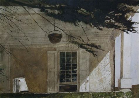 Andrew Wyeth The Porch 1970 Watercolor Painting