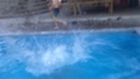 Bikini Girl Jumps Off Roof And Misses Pool Jukin Media Inc