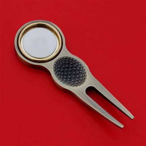 Blank Magnetic Golf Ball Marker Divot Tool Findings W Coin Etsy