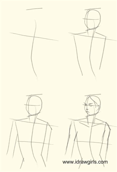 Drawing Anime Female Body Step 8 Drawing Anime Bodies Anime