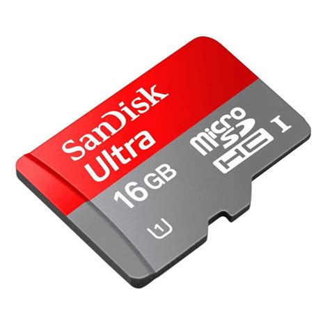 16gb Sandisk Ultra Microsdhc Uhs I Card