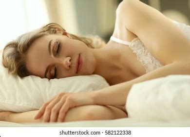 Pretty Woman Lying Down On Her Stock Photo 582122338 Shutterstock