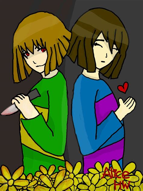 Chara And Frisk Undertale By Charadreemurrfrisk On Deviantart