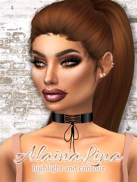 Alaina Lina Cc Highlight And Contour So I Alaina Lina Cc Sims 4