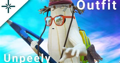 Leaked Unpeely Fortnite Skin Gameplay Summer Peely Outfit With