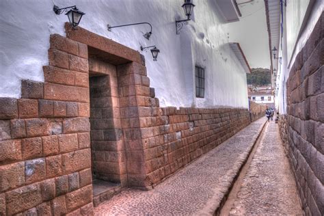 Calle De Cusco Cusco Street Road Structures Alley