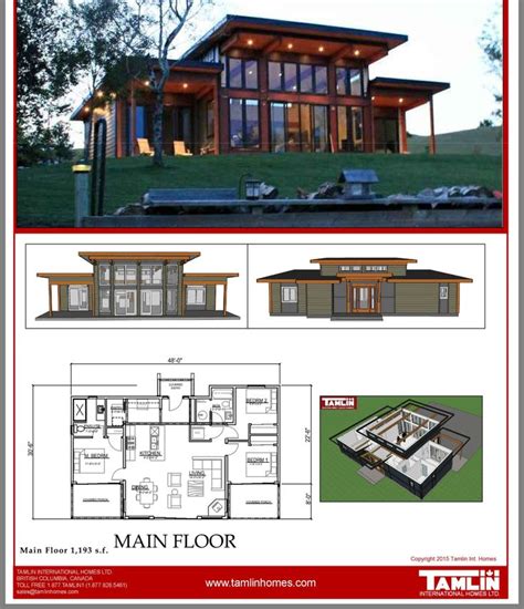 Modern Lake House Floor Plans Summit 15 Story Modern Prairie House